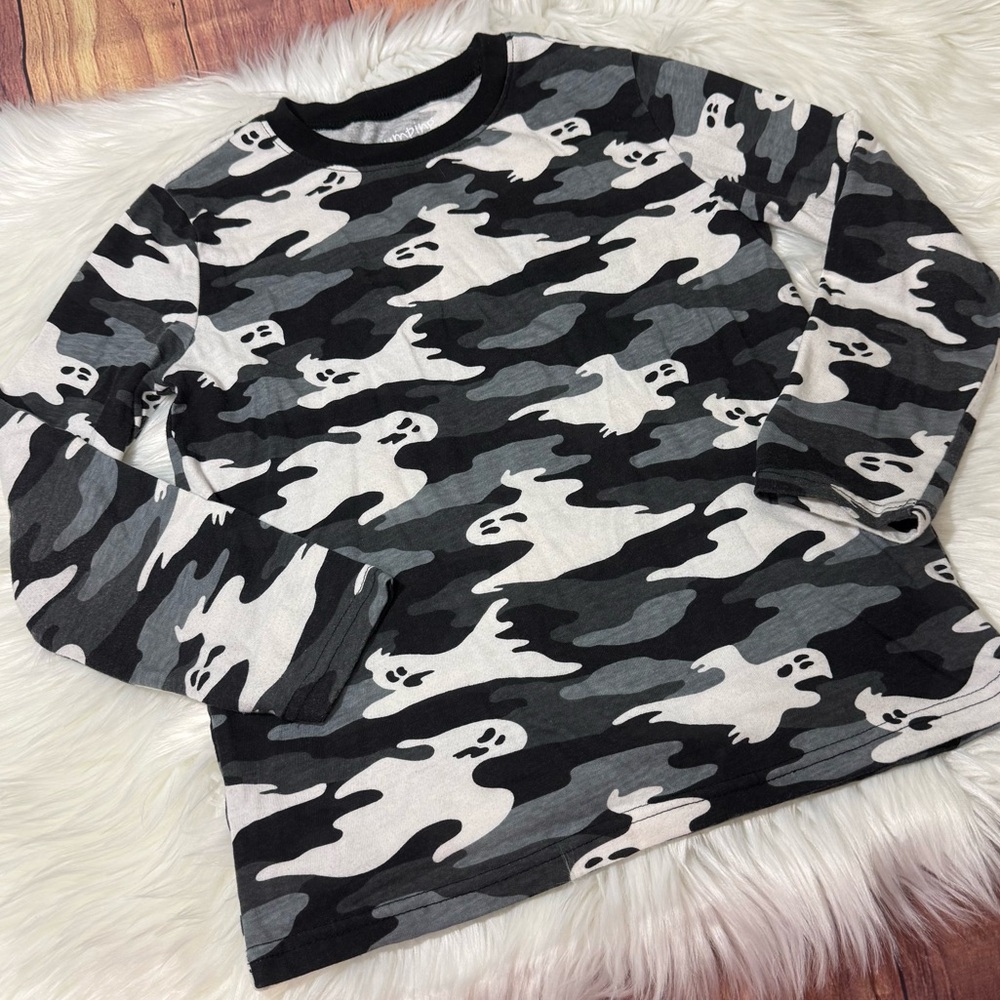 Jumping Beans Boys Ghost Camo Long Sleeve Tee – Size 7